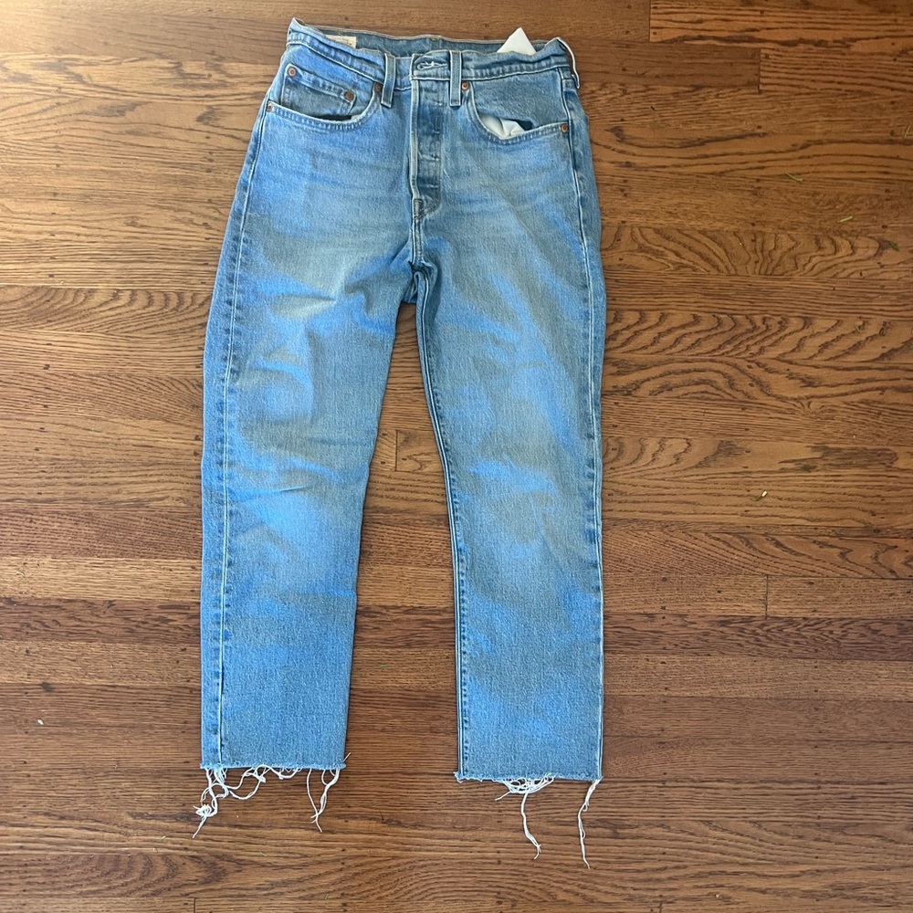 Levi’s ribcage straight leg jeans